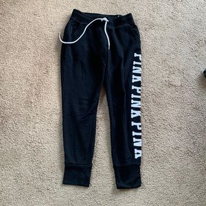 Pink Victoria secret joggers xsmall